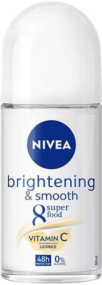 NIVEA deo rollon 50ml Brightening & Smooth 8 Super Food