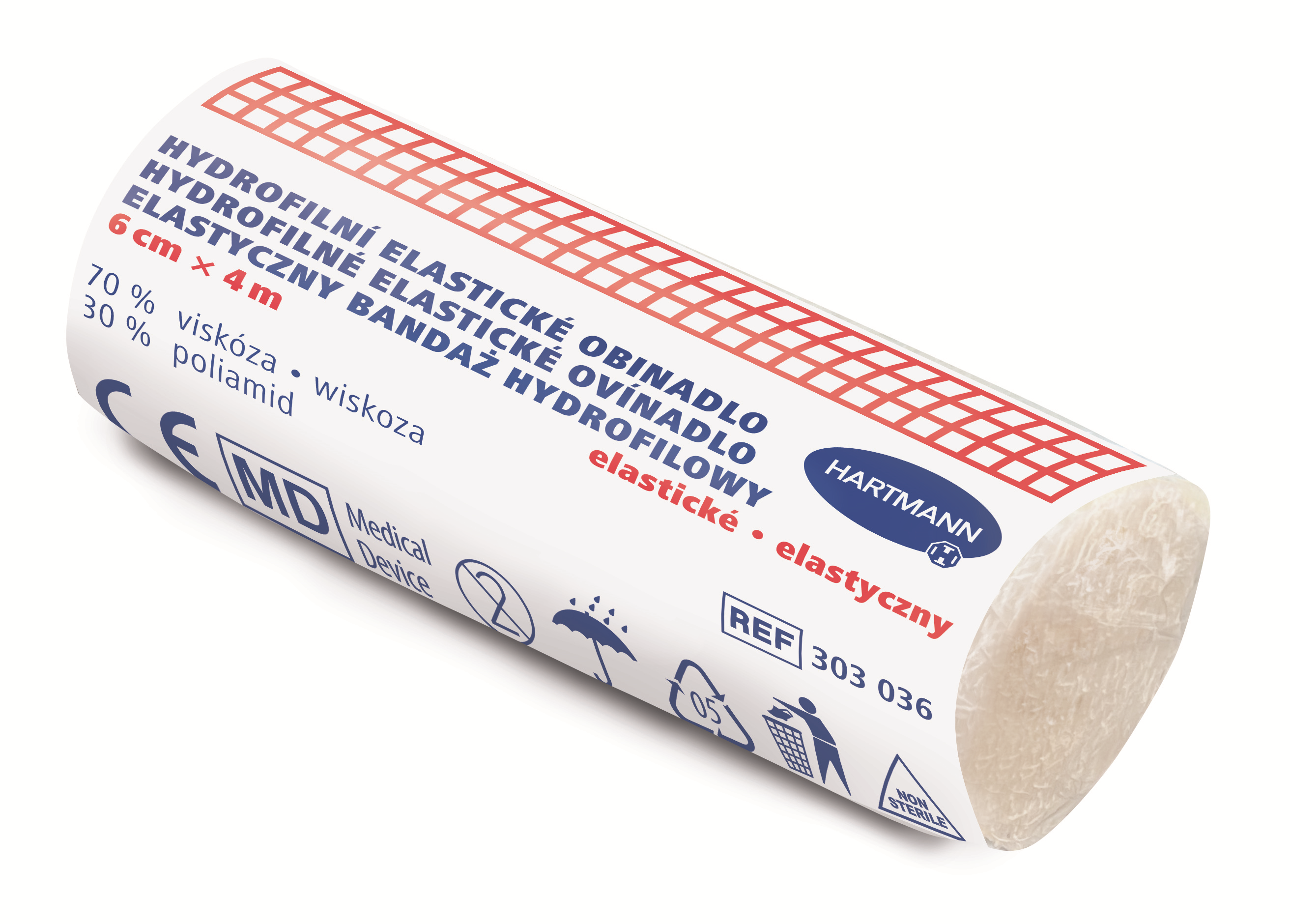 HARTMANN ovínadlo hydrofilné 6cmx4m elastické