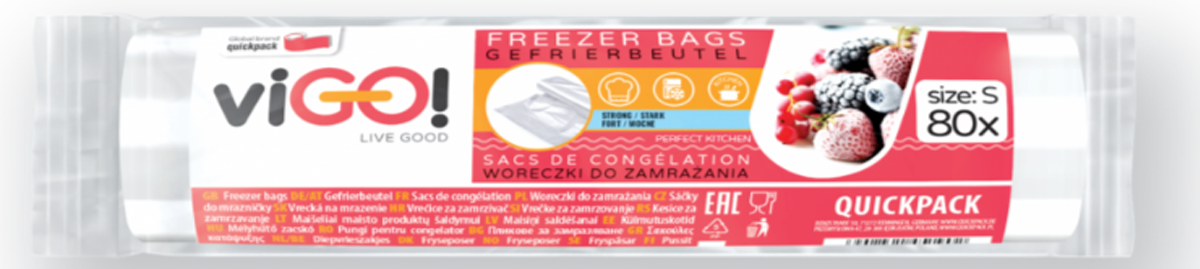 viGO! vrecká do mrazničky 2L/80ks