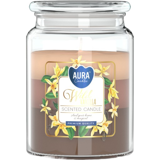 BISPOL sviečka sklo 500g Wild Vanilla
