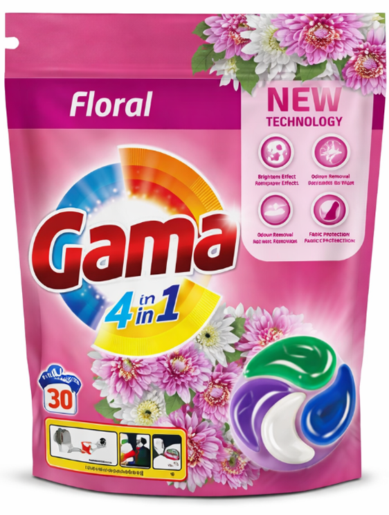 Gama kapsule 30ks Floral