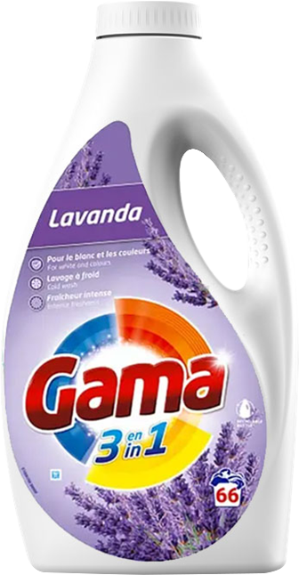 GAMA gél na pranie 3L/66PD Lavanda