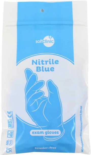 SOFTCLINIC nitrilové rukavice 1ks L modré