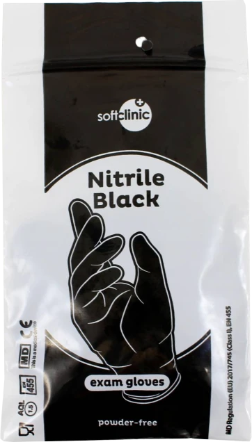SOFTCLINIC nitrilové rukavice 1ks M čierne