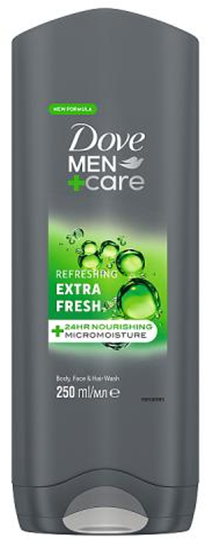 DOVE MEN sprchový gél 250ml Extra Fresh