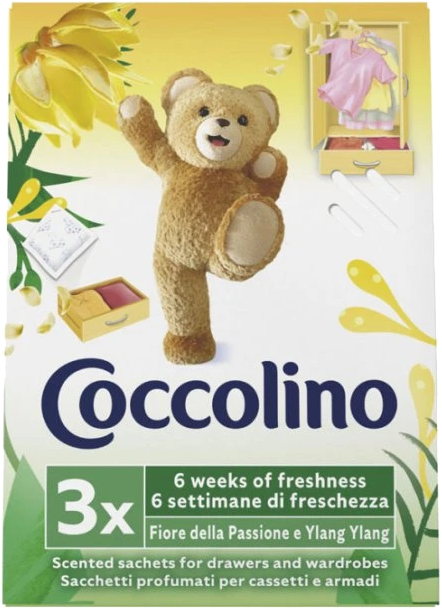 COCCOLINO vôňa do skrine 3ks Yellow