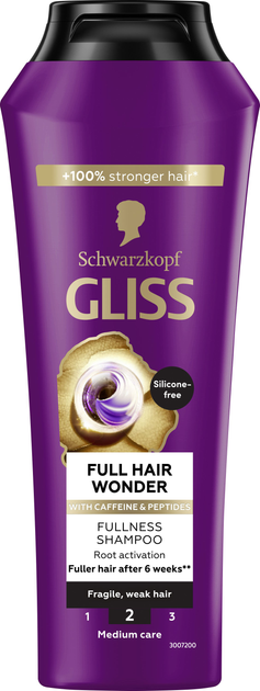 GLISS KUR šampón 250ml Full Hair Wonder